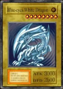 Carta Blue-Eyes White Dragon de Yu-Gi-Oh! Forbidden Memories