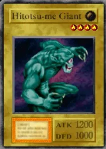 Carta Hitotsu-me Giant de Yu-Gi-Oh! Forbidden Memories