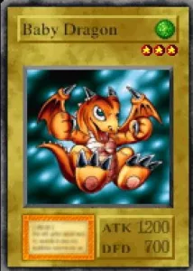 Carta Baby Dragon de Yu-Gi-Oh! Forbidden Memories
