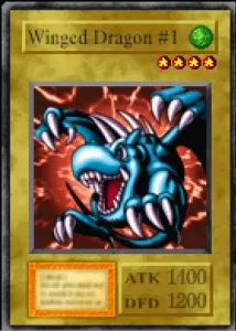 Carta Winged Dragon #1 de Yu-Gi-Oh! Forbidden Memories