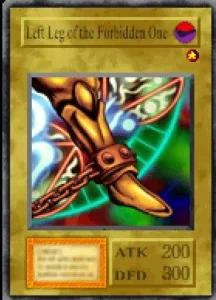 Carta Left Leg of the Forbidden One de Yu-Gi-Oh! Forbidden Memories