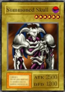 Carta Summoned Skull de Yu-Gi-Oh! Forbidden Memories