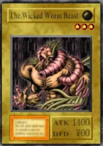 Carta The Wicked Worm Beast de Yu-Gi-Oh! Forbidden Memories