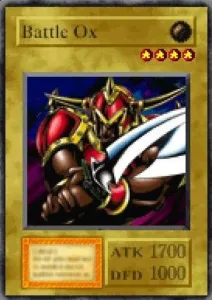 Carta Battle Ox de Yu-Gi-Oh! Forbidden Memories
