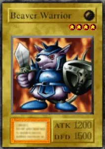 Carta Beaver Warrior de Yu-Gi-Oh! Forbidden Memories