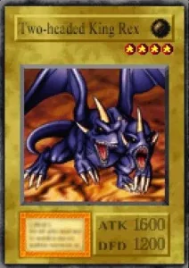 Carta Two-headed King Rex de Yu-Gi-Oh! Forbidden Memories