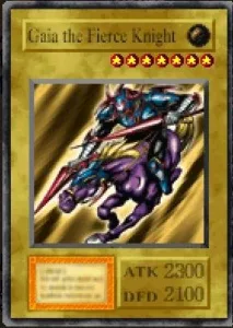 Carta Gaia the Fierce Knight de Yu-Gi-Oh! Forbidden Memories