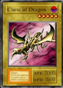 Carta Curse of Dragon de Yu-Gi-Oh! Forbidden Memories
