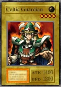 Carta Celtic Guardian de Yu-Gi-Oh! Forbidden Memories