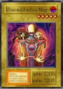 Carta Illusionist Faceless Mage de Yu-Gi-Oh! Forbidden Memories