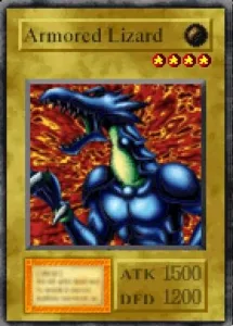 Carta Armored Lizard de Yu-Gi-Oh! Forbidden Memories