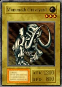 Carta Mammoth Graveyard de Yu-Gi-Oh! Forbidden Memories