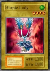 Carta Harpie Lady de Yu-Gi-Oh! Forbidden Memories