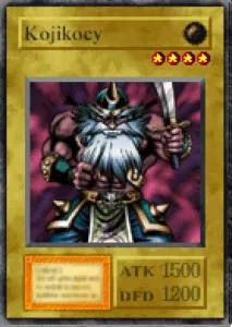 Carta Kojikocy de Yu-Gi-Oh! Forbidden Memories