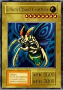 Carta Perfectly Ultimate Great Moth de Yu-Gi-Oh! Forbidden Memories