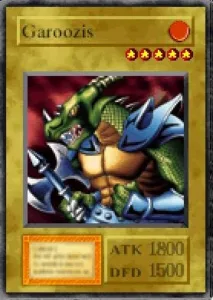 Carta Garoozis de Yu-Gi-Oh! Forbidden Memories