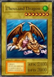 Carta Thousand Dragon de Yu-Gi-Oh! Forbidden Memories