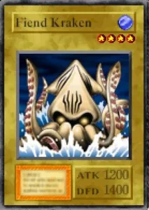 Carta Fiend Kraken de Yu-Gi-Oh! Forbidden Memories