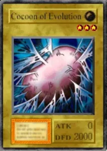 Carta Cocoon of Evolution de Yu-Gi-Oh! Forbidden Memories