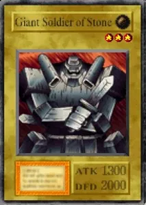 Carta Giant Soldier of Stone de Yu-Gi-Oh! Forbidden Memories