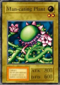 Carta Man-eating Plant de Yu-Gi-Oh! Forbidden Memories