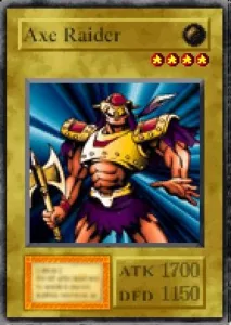Carta Axe Raider de Yu-Gi-Oh! Forbidden Memories