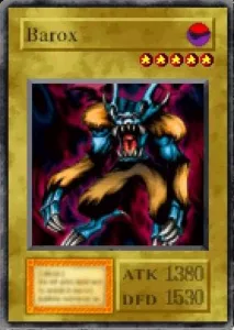Carta Barox de Yu-Gi-Oh! Forbidden Memories