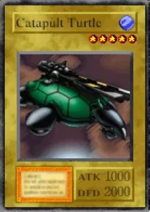 Carta Catapult Turtle de Yu-Gi-Oh! Forbidden Memories