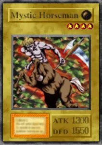 Carta Mystic Horseman de Yu-Gi-Oh! Forbidden Memories