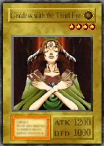 Carta Goddess with the Third Eye de Yu-Gi-Oh! Forbidden Memories