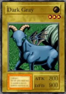 Carta Dark Gray de Yu-Gi-Oh! Forbidden Memories