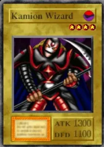 Carta Kamion Wizard de Yu-Gi-Oh! Forbidden Memories