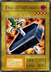 Carta Trial of Nightmares de Yu-Gi-Oh! Forbidden Memories