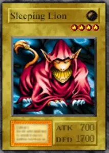 Carta Sleeping Lion de Yu-Gi-Oh! Forbidden Memories