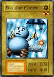 Carta Weather Control de Yu-Gi-Oh! Forbidden Memories