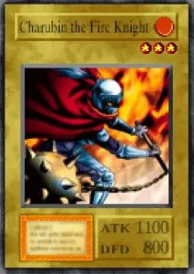 Carta Charubin the Fire Knight de Yu-Gi-Oh! Forbidden Memories
