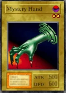 Carta Mystery Hand de Yu-Gi-Oh! Forbidden Memories