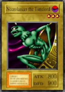 Carta Necrolancer the Timelord de Yu-Gi-Oh! Forbidden Memories