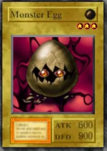 Carta Monster Egg de Yu-Gi-Oh! Forbidden Memories
