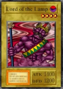 Carta Lord of the Lamp de Yu-Gi-Oh! Forbidden Memories