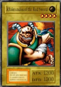 Carta Rhaimundos of the Red Sword de Yu-Gi-Oh! Forbidden Memories