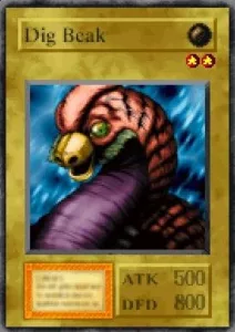 Carta Dig Beak de Yu-Gi-Oh! Forbidden Memories