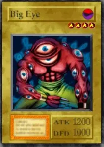 Carta Big Eye de Yu-Gi-Oh! Forbidden Memories