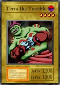 Carta Terra the Terrible de Yu-Gi-Oh! Forbidden Memories