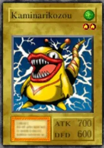 Carta Kaminarikozou de Yu-Gi-Oh! Forbidden Memories