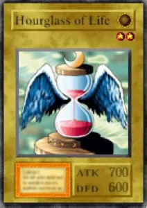 Carta Hourglass of Life de Yu-Gi-Oh! Forbidden Memories