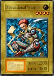 Carta Dimensional Warrior de Yu-Gi-Oh! Forbidden Memories