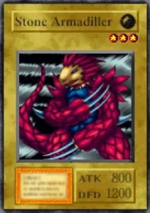 Carta Stone Armadiller de Yu-Gi-Oh! Forbidden Memories