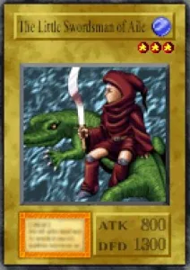 Carta The Little Swordsman of Aile de Yu-Gi-Oh! Forbidden Memories