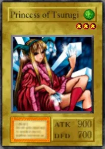 Carta Princess of Tsurugi de Yu-Gi-Oh! Forbidden Memories